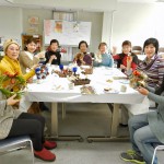 レッスン後はお茶会で一息